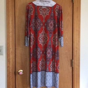 London Times dress size 8.  Casual and comfortable